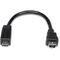 90° Adapterkabel: Micro-USB Stecker (links) Auf Mini-USB Buchse – Für MP3, Kamera & Mehr