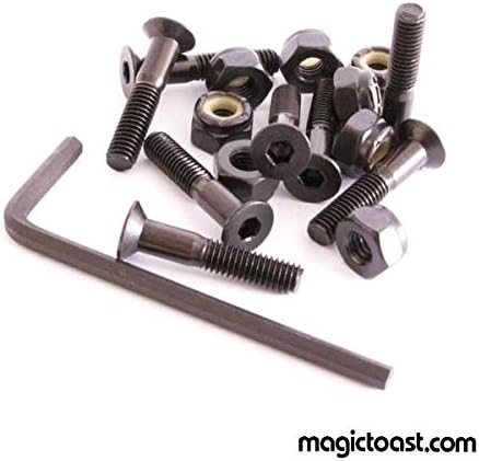 Sushi Allen Skateboard Bolts With Allen Key 1"