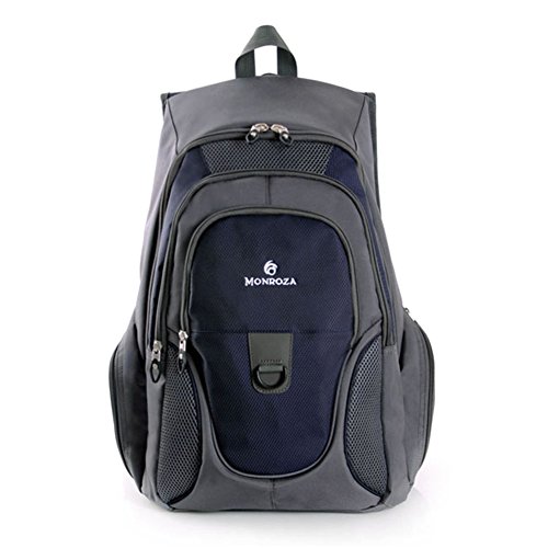 Daypacks Wasserdichte Uni Rucksack Schule Arbeit & Freizeit Bag Schulrucksack Sportrucksack Backpack Laptoprucksack Laptopfach 15" Grau