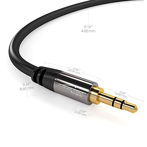 KabelDirekt Aux Kabel (1,5 m kurz, Audio Stereo Klinkenkabel, 3,5 mm Kabel, Klinkenstecker, Pro Series, geeignet fÃ¼r iPhone, iPad, Smartphone, MP3, Tablet PCs, FM Transmitter, Auto)