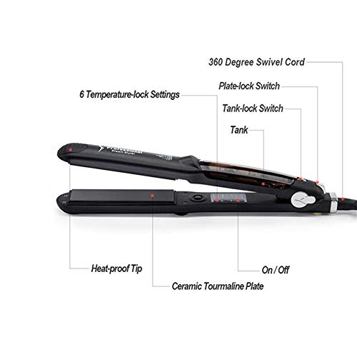 Multifunction Hair Straightener  2 In 1 Dry And Wet Dual Use Curls  Hair Straightener  Household Fast Heating Straight Hair Board