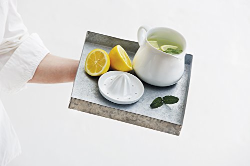 Kahla Magic Grip Kitchen Zitruspresse, Saftpresse, Orangenpresse, Zitronenpresse, Obstpresse, Silikonbeschichtet, Anti-Rutsch, Ø 22 cm, Weiß, 397754A90039C MG - 7