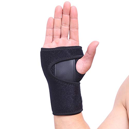 VITTO Muñequera Soporte Férula Muñeca Mano para la Artritis | Túnel Carpiano | Tendinitis: Utilizado por Profesionales de la Salud (Izquierda, Mediana, Negro)