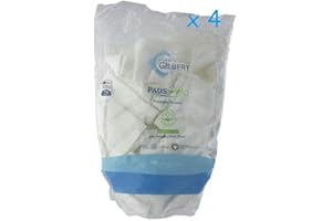 Gilbert Rectangles de Coton Bio Lot de 4 x180 cotons