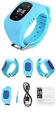 GPS localizador anti perdida niños con boton SOS reloj para niños GSM...