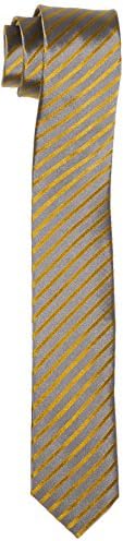 Venti Men's 1120 Striped Neck Tie, Yellow (gelb 502), One size (Manufacturer size: OS) (Manufac
