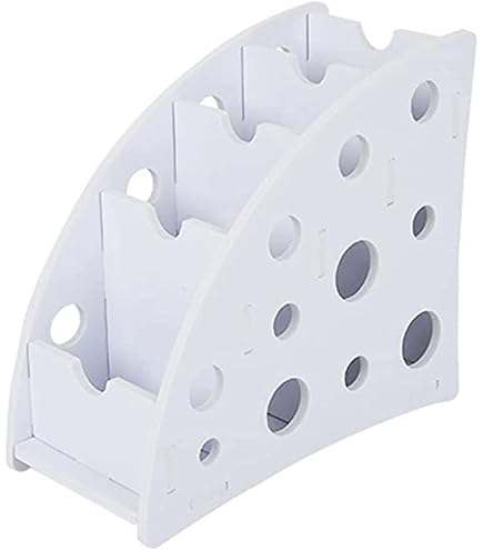 Boîte De Rangement à 4 Compartiments En ABS - Dimensions 18x9,9 Cm - Couleurs Vives (vert, Rouge, Jaune, Gris) - Pour Télécommandes, Stylos, Clés
