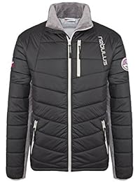 NEBULUS Brillante Chaqueta Graph - cuello alto, Chaqueta de invierno - Hombre Negro Gris, XL