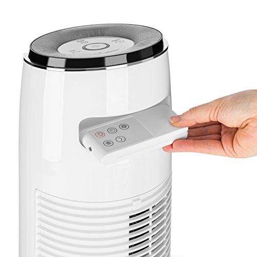 Klarstein • Empire State • Standventilator • Säulenventilator • Turmventilator • mit Fernbedienung • 45° Oszillation • 6 Geschwindigkeitsstufen • 3 Ventilationsmodi • LED-Display • Timer • weiß - 6