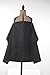 BabyBud Breastfeeding Cover - Black with White Dots - Free P&P