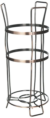 Preisvergleich Produktbild Richards Homewares Bronze Toilettenpapierhalter Ständer – flach Draht Papier Reserve für Badezimmer – freistehend – 3 Rollen – rostfrei stabile Metall