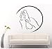 Produktbild Dalxsh Spa Massage Zeichen Aufkleber Vinyl Aufkleber Für Salon Relax Pamper Beauty Rest Moderne Raumdekoration Aufkleber 57X56 Cm