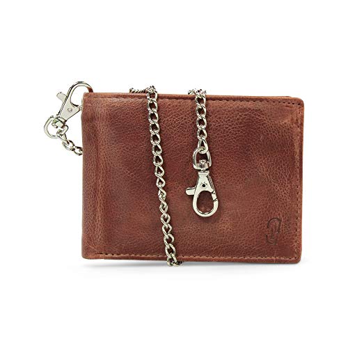 Safekeepers Cartera de Piel - Hombre - Protección RFID/NFC