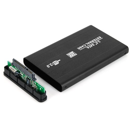 DIGIFLEX HDD Festplattengehäuse mit 2.5 Zoll SATA auf USB Adapter für Laptop & PC - 5