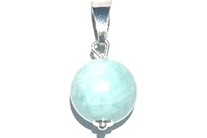 MASBARATA COLGANTE PIEDRA NATURAL EN PLATA DE LEY