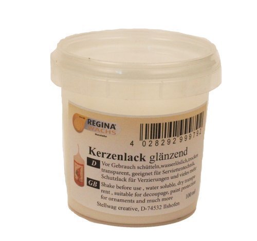 Kerzenlack farblos glänzend 100 ml