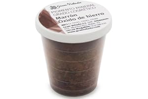 GRAN VELADA Pigmento Mineral Marrón Óxido de Hierro Cosmético | Ideal para Maquillaje y Cosméticos Naturales | Calidad y Estabilidad Garantizadas | Uso en Jabones, Cremas y Más | 30 cc