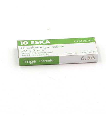 10x Fusible temporisé (T) en verre 315mA - 250VAC 5x20mm17