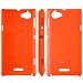 Produktbild handy-point Hardcase COBI gummierter Kunststoff Kunststoffhülle Hülle Schale Schutzhülle Handyhülle Handyschale cover Kunststoffschale für Sony Xperia L, Orange