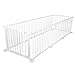 BABY VIVO LARGE 8 SIDE WOODEN BABY PLAYPEN WITH DOOR NEW WHITE
