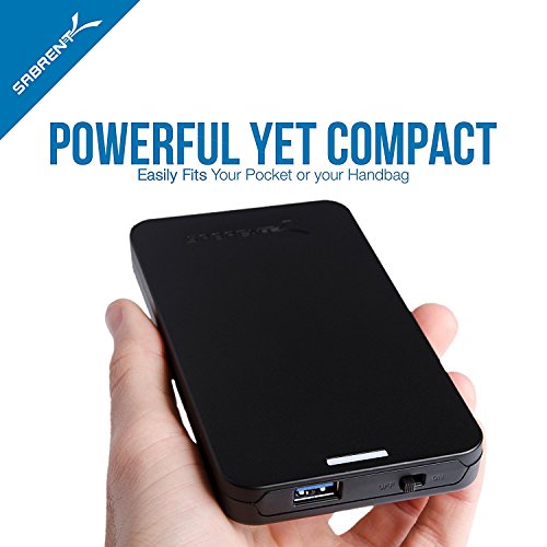 Sabrent Festplatten – Zubehör Gehäuse Werkzeugloses 2.5-Zoll SATA auf USB 3.0 externes Festplattengehäuse [Optimiert für SSD, Unterstützt UASP SATA III] Schwarz (EC-UASP) - 7
