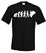 Produktbild TRVPPY Herren T-Shirt Modell Evolution of Bike , Schwarz, 4XL