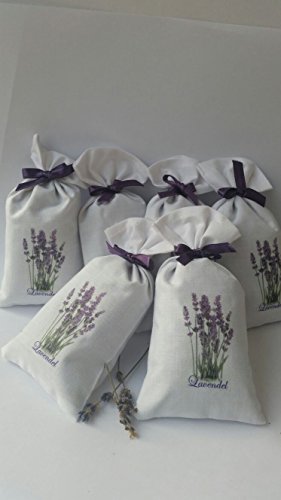 6 x Lavendelsäckchen mit getrocknete 100% Natürlichem Lavendel von Kroatien - 3