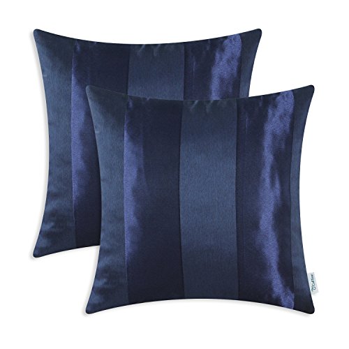 CaliTime Cushion Covers Pack of 2 Throw Pillow Cases Shells for Couch Sofa Home Decoration Modern Sh