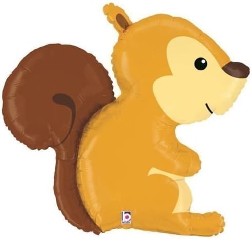 Happi Woodland Woodland Squirrel Shaped 36" Supershape Foil Balloon