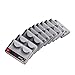 TaobaOPIt New 10 Pair Reusable Charming Cross Fake False Eyelashes Glue Adhesives Eye Lashes Makeup Black 57