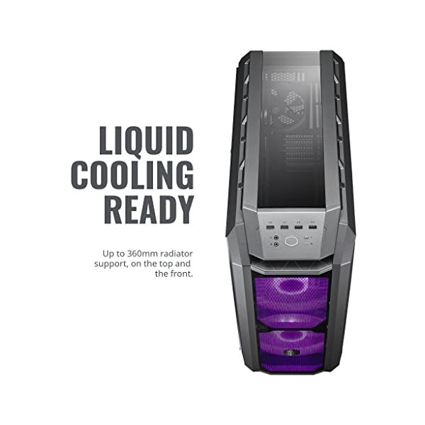 Cooler Master MasterCase H500P Mesh Mallado - Caja PC RGB con Dos Ventiladores 200mm para Potente Flujo de Aire, Paneles… - Image 5