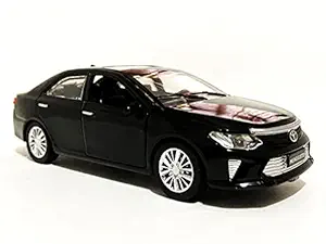 Simulation Model Luxury Toy Car for Kids-Model-Camy-Pull Back Action-Open able Doors-with Sound and Lights-for Boys and Girls Above 3 Years (Night Black)