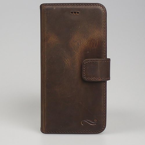Antique© Handmade Genuine Leather Case Cover Flip Case Leather Cover Book Case Pouch