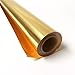 Produktbild 4 x Goldfolie 50 cm x 8,5 m Rolle, Metallicfolie, Goldpapier, Bastelfolie, Alufolie, Sternfolie, Sternpapier zum Basteln (gold/gold)