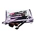 JACKY 1PC Clear Waterproof Storage Makeup Bags (Purple)