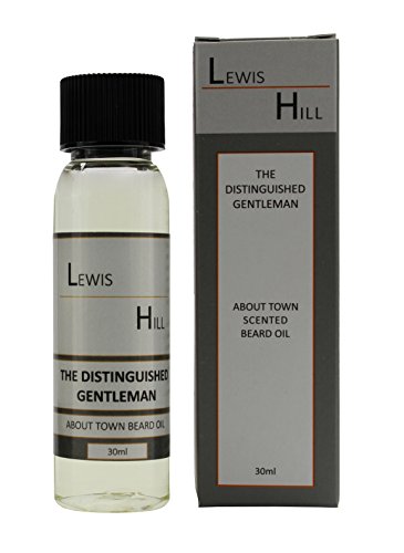 LUXURY BEARD OIL - 30ml - 100% Natural & Organic - Masculine About Town Fragrance - Beard Conditioner - Men's Moisturiser - Beard Care Product - Ideal Gifts For Men - Men's Grooming Product -Superb Beard Grooming Kit- 100% Satisfaction Guaranteed Or Your Money Back!