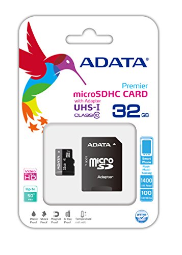 ADATA AUSDH32GUICL10-RA1 Premier MICR SDHC Class 10 UHS-I Speicherkarte microSDHC - 4
