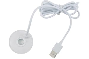 JAYRUIT Brumisateur USB 5 V, brumisateur de fontaine pour petits rocailles, aquariums, aménagement paysager (blanc)