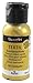 Produktbild Rayher 38502162 Glanz Textil Stoffmalfarbe/ Textilfarbe goldgelb, Flasche 34 ml, hochdeckend, cremige Acrylfarbe speziell für Textilien, waschfest, irisierend, glänzend, Perl-Schimmer