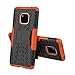 Produktbild Huawei Mate 20 Pro Hülle,Roreikes Mate 20 Pro Case Silikon 2 in1 Weich TPU+PC Stoßfest Dual Layer Rugged Armor Schutzhülle 360-Grad Eingebauter Ständer Bumper für Huawei Mate 20 Pro Cover(Orange)