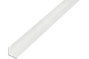 Alberts 470876 Perfil angular, Aluminio, anodizado plata, 1000 x 20 x 20 mm