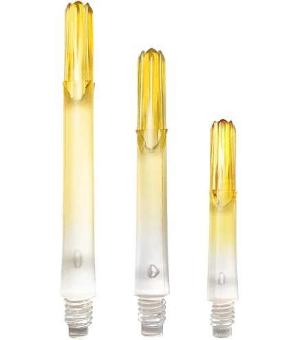 Aste L-Style L-Shaft Lock Straight Twotone - Bianco Trasparente E Blu - Per Freccette