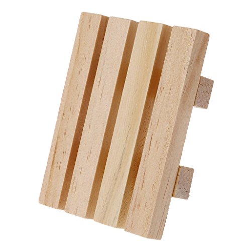 Preisvergleich Produktbild Lunji Seifenhalter, Holz, Rutschfest, Dekoration