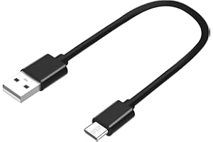 Toxaoii Cavo di ricarica USB-C Cavo di ricarica compatibile con cuffie wireless Sony WH-1000XM5 WH/WF-1000XM3 WH/WF-1000XM4 WH-XB910N WH-H910N WH-CH510 CH710N con cancellazione del rumore (25 cm/nero)
