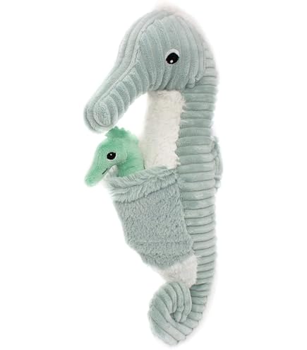 Wild Republic Foilkins Jr Lila Seepferdchen – Plüschtier 20 Cm, Aus Recycelten Flaschen