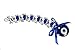 Produktbild Blau Evil Eye 7 Lucky Pferde Amulett Schutz Wandbehang Home Decor Geschenk winmaarc, Blau/Silber