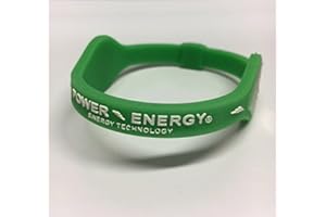Power Energy Balance Bands, Silicon Sports Wristband, Hologram Bracelet Wrist Band, Infused with Natural Minerals & Negative Ions