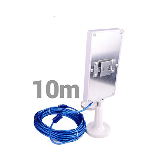 Antena Melon Exterior WiFi Planar N89 con 10 Metros Cable