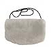 Produktbild Warmer Lammfell Pelzmuff Hellgrau mit Reißverschlusstasche waschbar, geschorenes Lammfell, ca. 29,5x19 cm