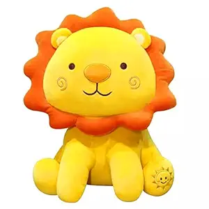 HUG n FEEL SOFT TOYS Lion, Soft toys, Baby toys, Kids toy, Soft toy, Toy for girl, birthday gift for girl/boys, toy gift for girls, Kids toys for boys/girl, toys gift items, (35cm Lion, Multi-Color)